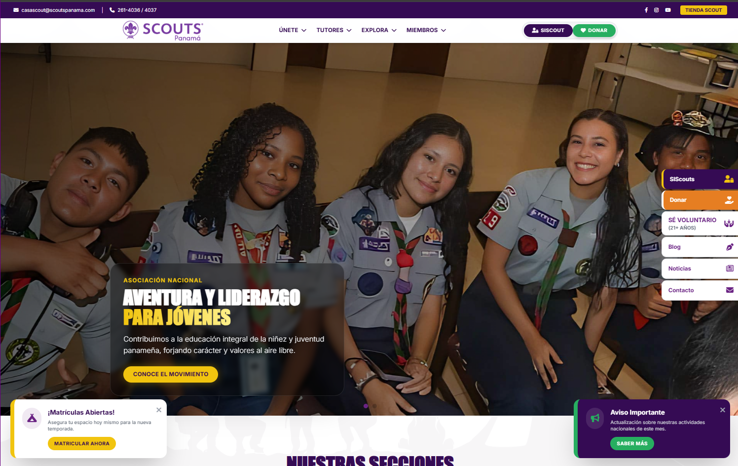Propuesta para Asociación Nacional de Scouts de Panamá