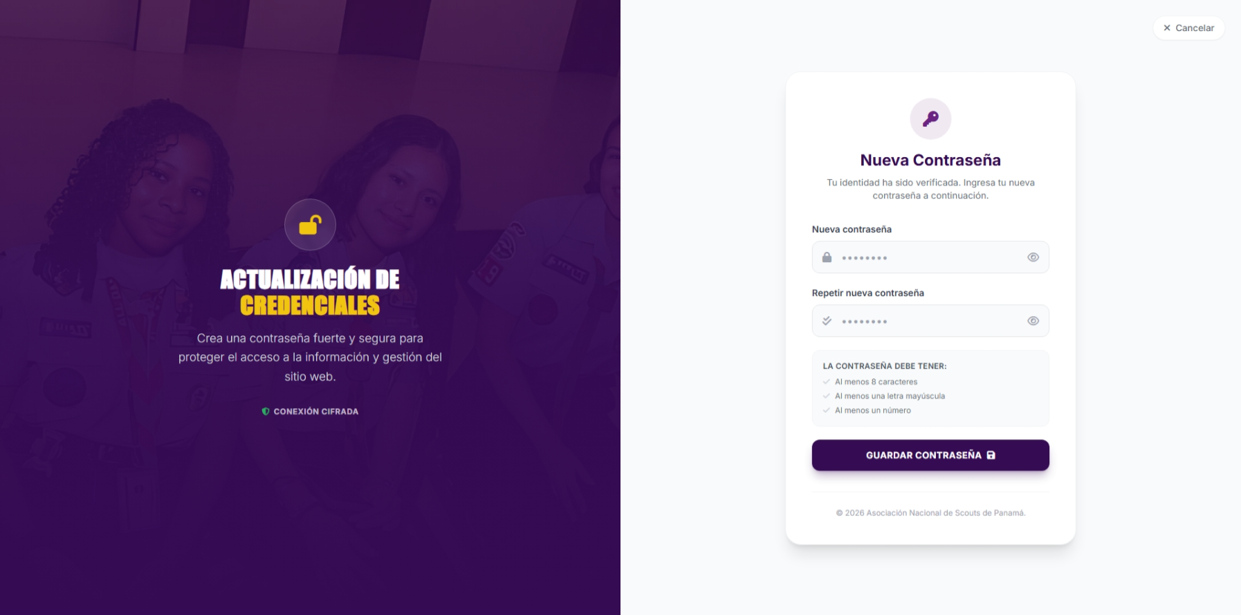Propuesta para Asociación Nacional de Scouts de Panamá
