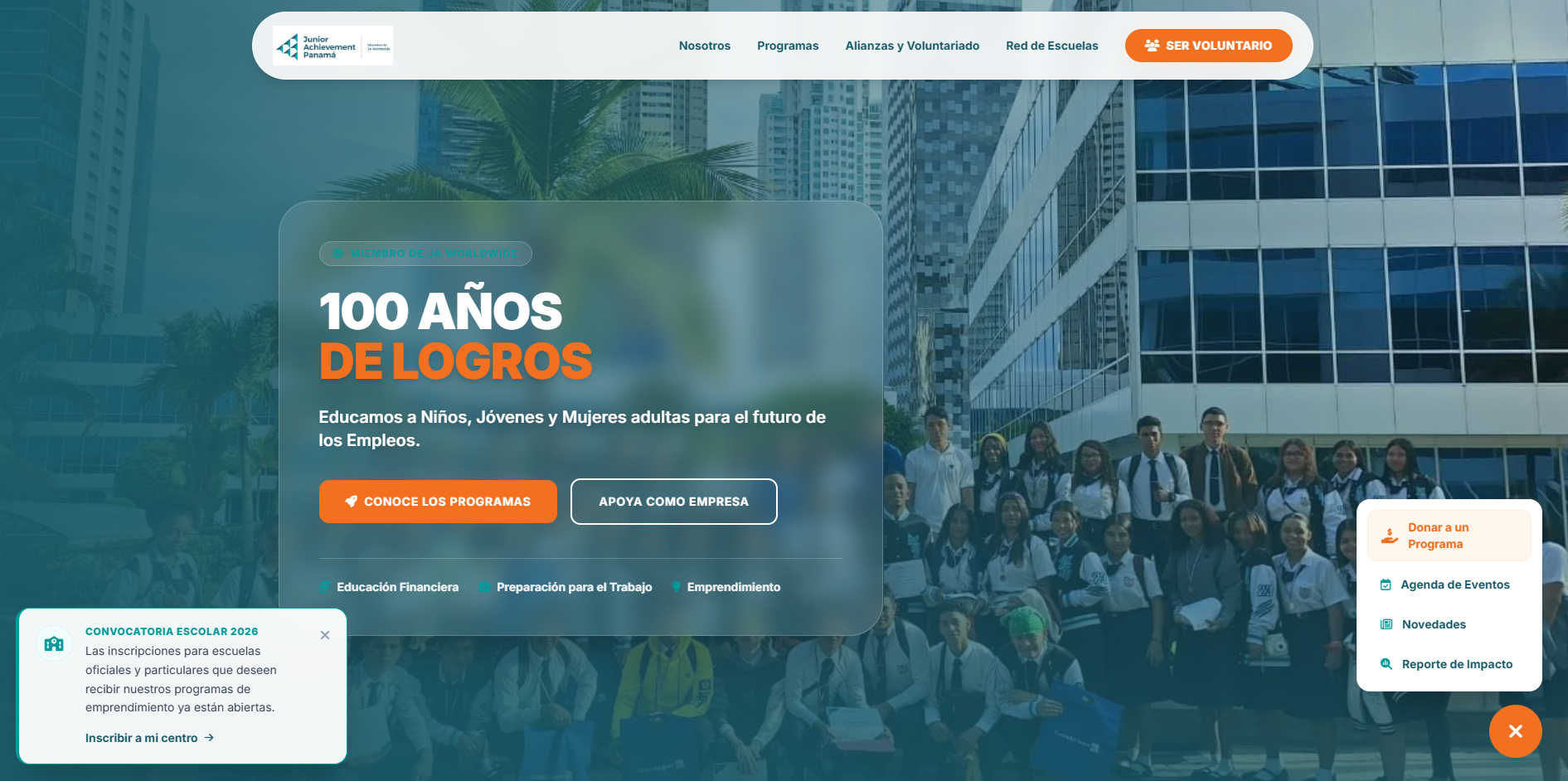Propuesta para Junior Achievement Panamá