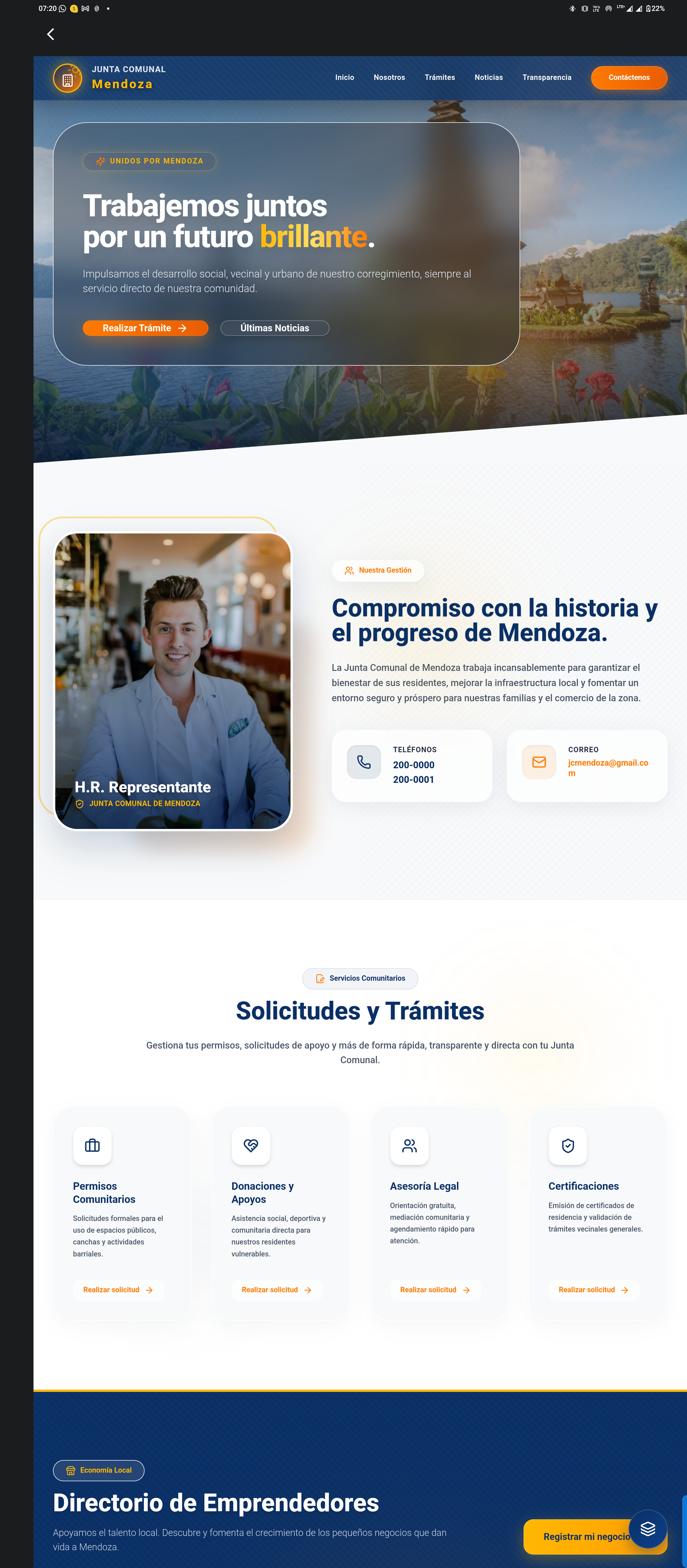 Propuesta para Junta Comunal de Mendoza